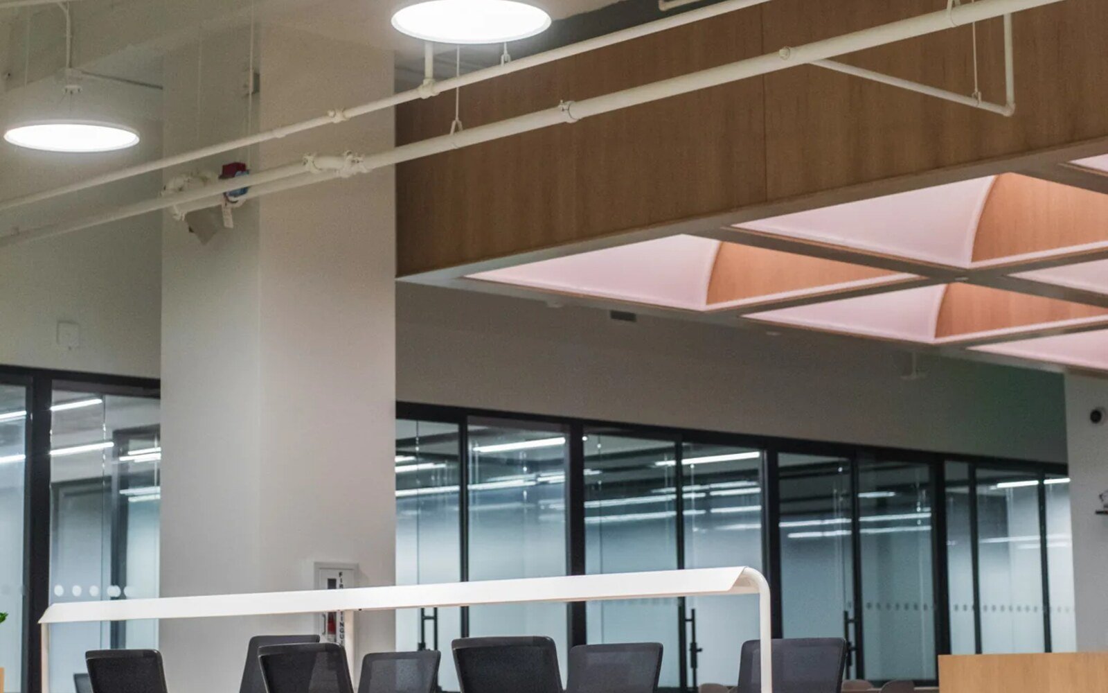 Commercial office ceiling and interior finishing project in Dubai