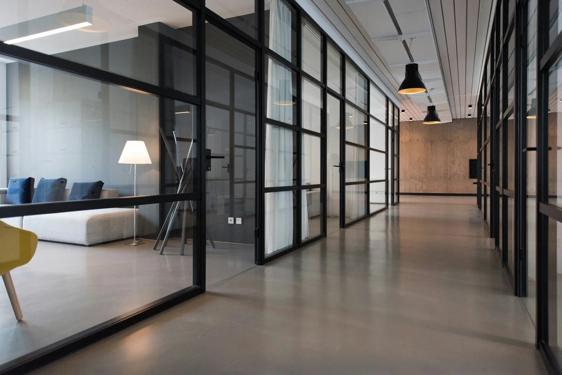 Glass partition and meeting room installation in Dubai — 068