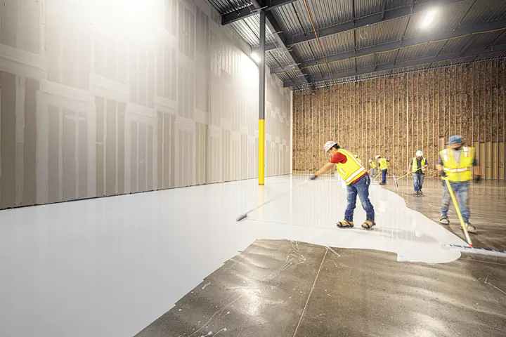Flooring, painting and ceiling installation project in Dubai — 025