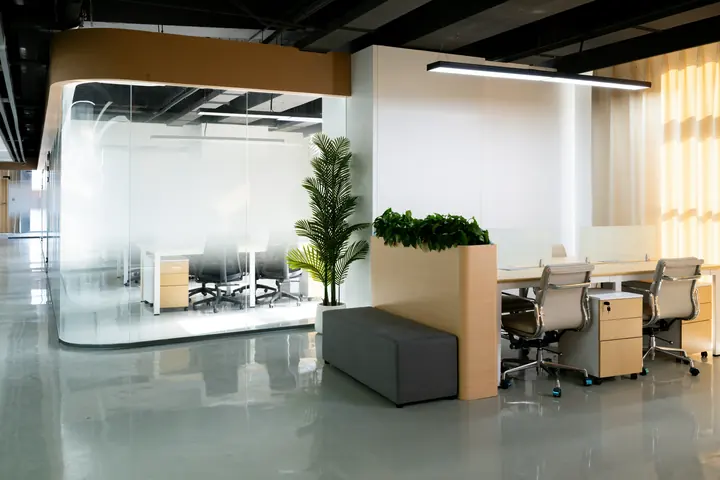 Glass partition and meeting room installation in Dubai — 028