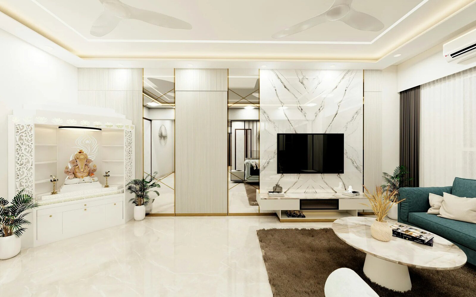 Luxury villa renovation and residential interior in Dubai